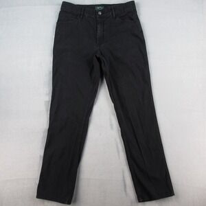 Woolrich Mens Black Straight Leg Stretch Cotton Pants 32x32